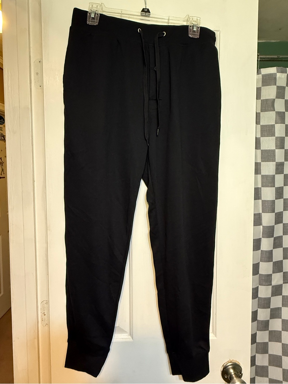 Fruit of the Loom Black Men's Drawstring Joggers